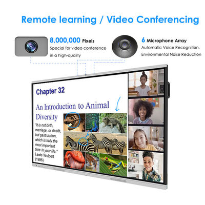 Digital Interactive Display Whiteboard , 10 Points Touch Screen Monitor For Education