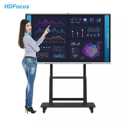 شاشة تعمل باللمس 4k 86 بوصة شاشة تفاعلية لوحة ذكية للمدرسة